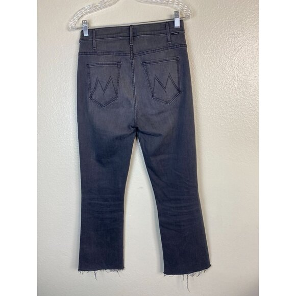 Mother The Hustler Ankle Fray Jeans Gray Size 28 Lightning Up lantern 25" inseam - Picture 1 of 16